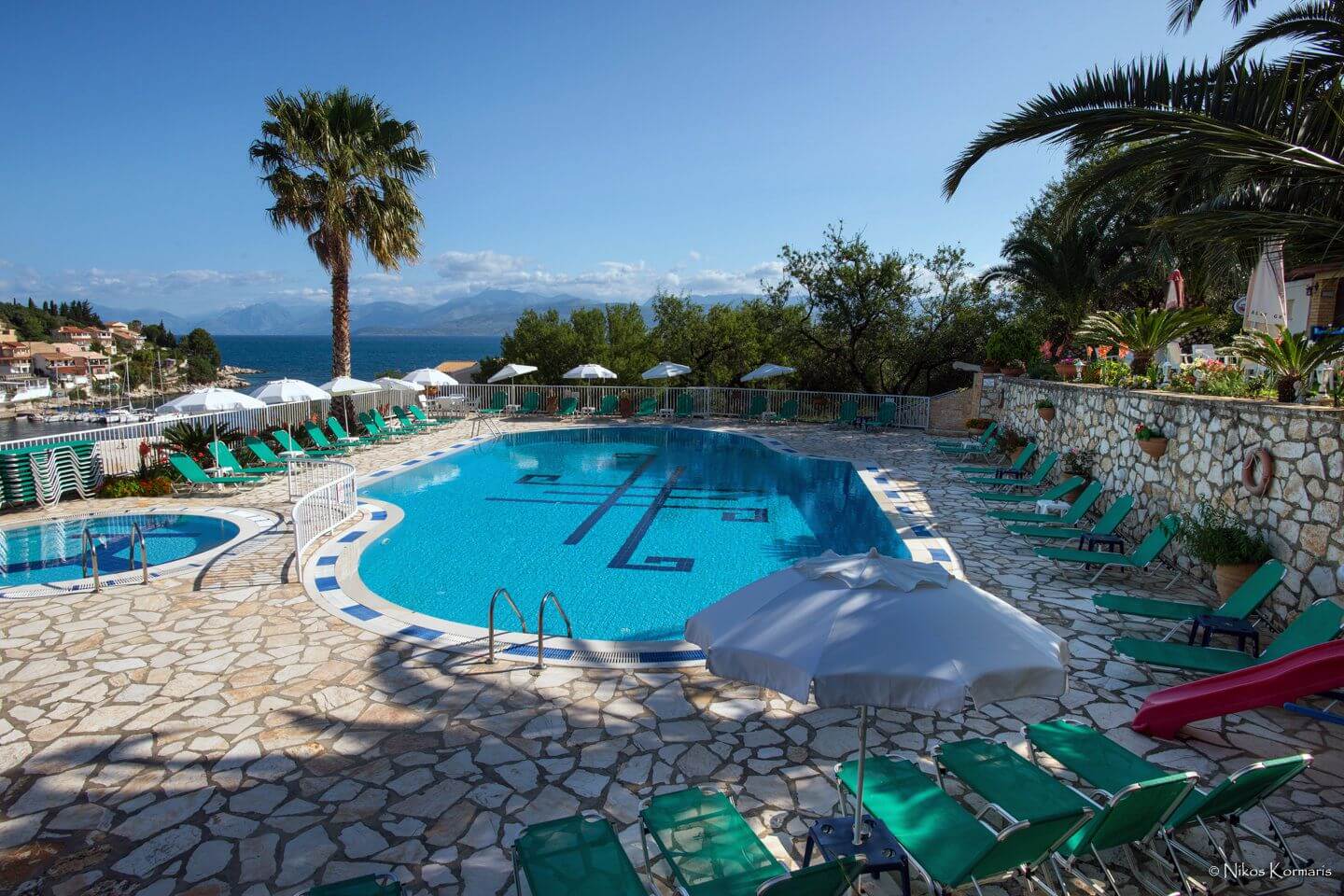Dimas pool and gardens